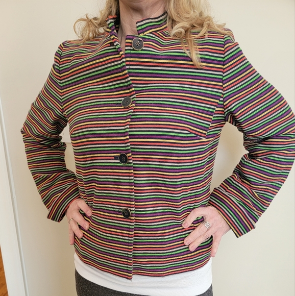 Talbots Rainbow Blazer - Picture 4 of 7